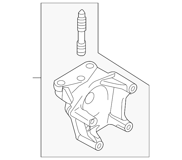 1091A100 SIDE MOUNT BRKT