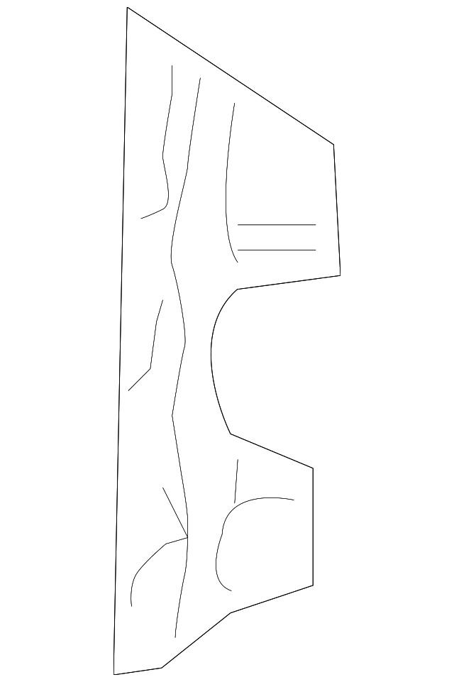 1C0-880-668 Деталь DEFORM ELEMENT, RIGHT
