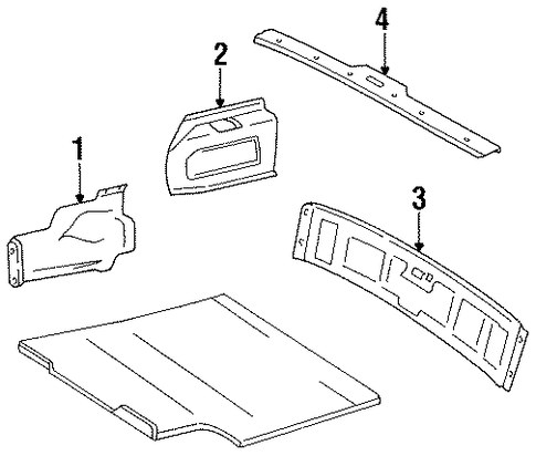 M30 INTERIOR TRIM - REAR BODY