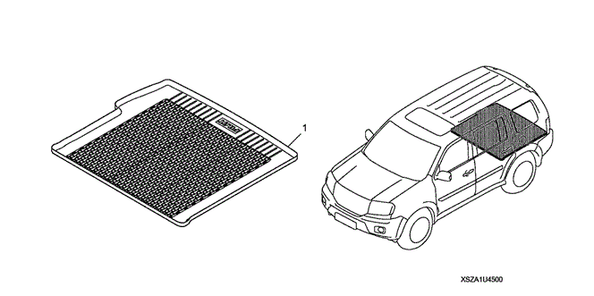 ACCESSORIES/CARGO TRAY for 2013 Honda PILOT #1