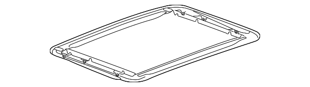 22840913 Деталь SUNROOF GLASS