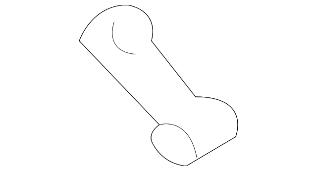 10377083 Деталь FRONT HOSE CLIP, RIGHT