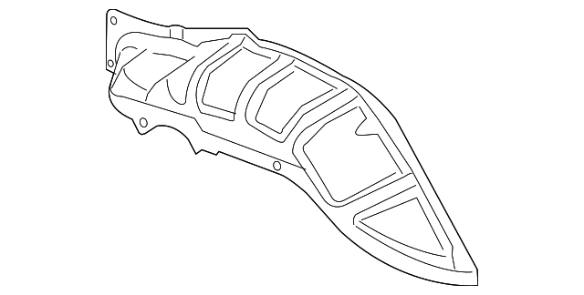 55394458AF Деталь INNER WHEELHOUSE, RIGHT