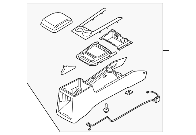 84610-3E541FC Деталь CONSOLE ASSY