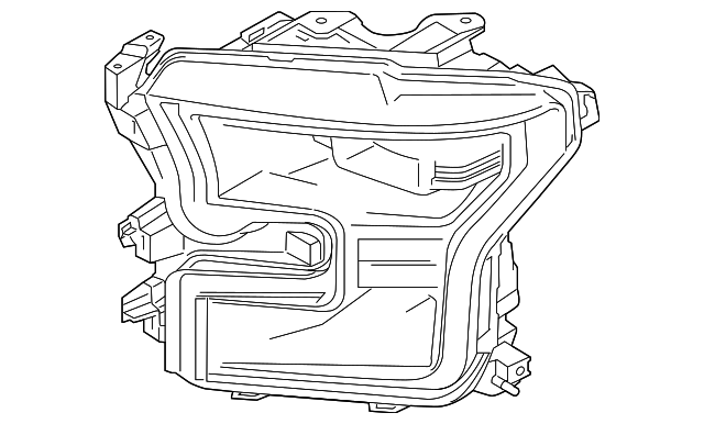 FL3Z-13008-C HEADLAMP ASSY, RIGHT