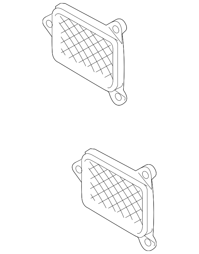 FL3Z-13K046-A LED LAMP COVER, RIGHT