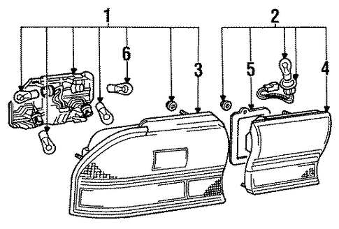 Galant TAIL LAMPS