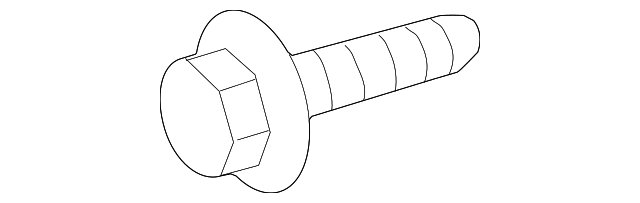 90091-40641 CONDENSER ASSY MOUNT BOLT, RIGHT