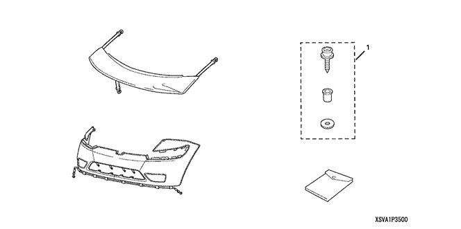 ACCESSORIES/NOSE MASK (FULL) (1) for 2006 Honda CIVIC COUPE #1