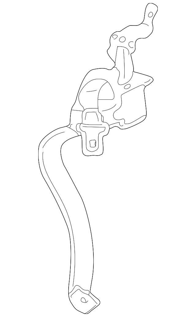 9W7Z-54611B68-AB Деталь RETRACTOR, RIGHT