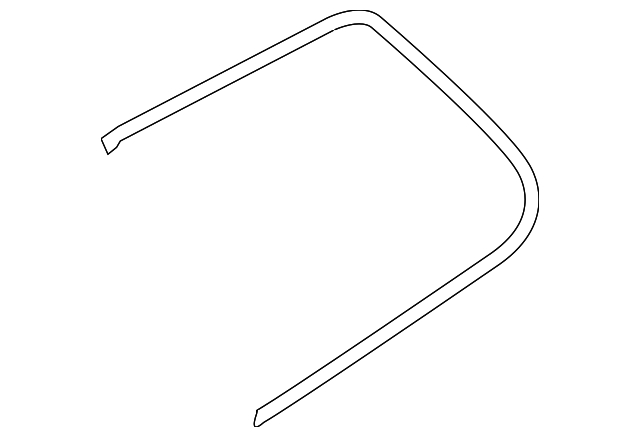 7P6-853-996-7Z7 Деталь GLASS MOLDING, RIGHT