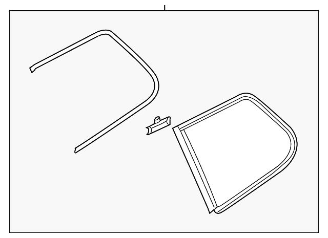 7P6-845-298-S-NVB Деталь QTR GLASS, RIGHT