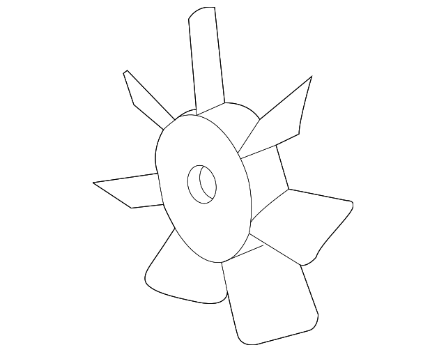 16361-46080 Деталь FAN BLADE, LEFT