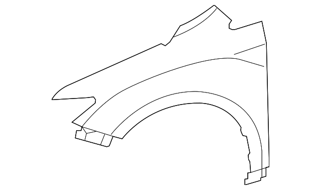 53811-0T020 FENDER, RIGHT