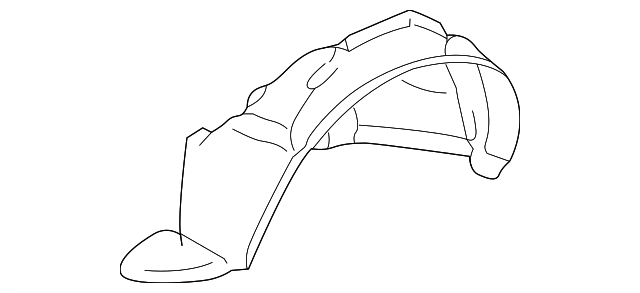 25709816 FENDER LINER, RIGHT