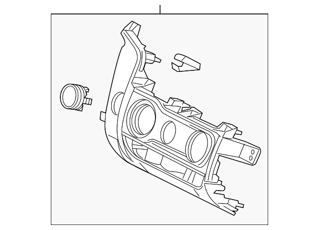 79550-T5R-A01ZA Деталь PANEL, HEATER CONTROL *NH900L* (DEEP BLA
