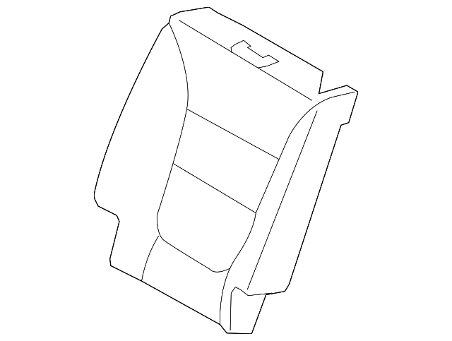 89370-1U010SAL Деталь SEAT BACK COVER, LEFT