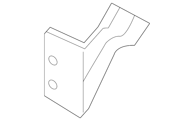 66317-2P000 Деталь FENDER FRONT BRACKET, LEFT