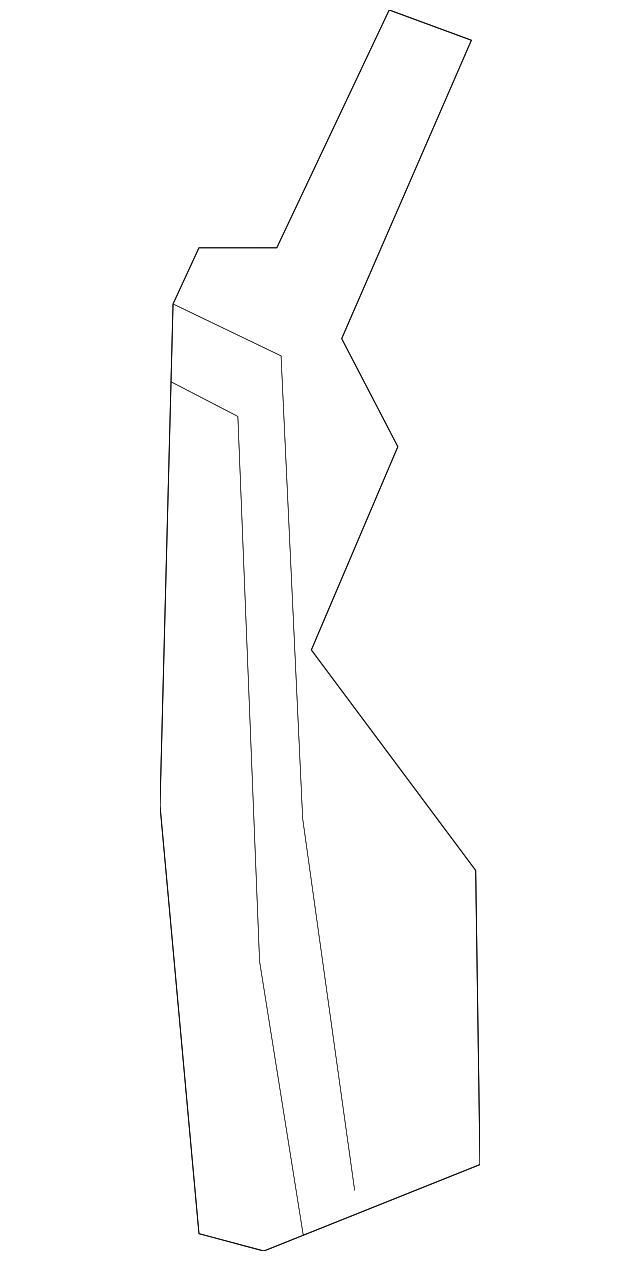 66318-2P000 Деталь FENDER REAR BRACKET, LEFT