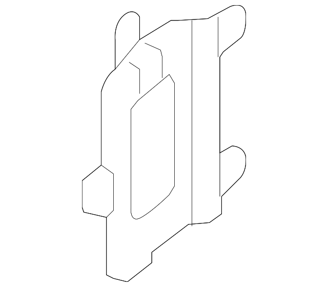 7311885Z00 Деталь SIDE BRACKET, RIGHT