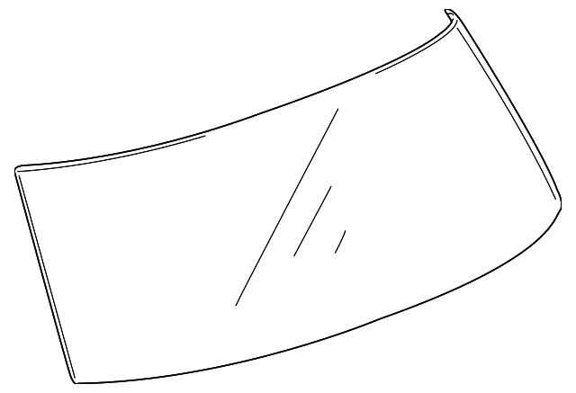 8458078J00 Деталь LIFT GATE GLASS