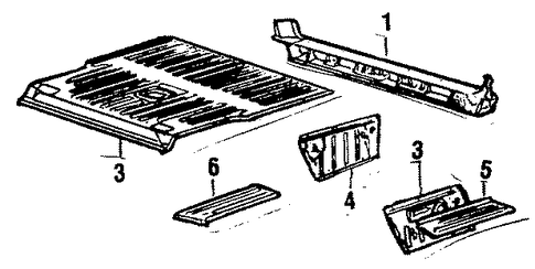 Land Cruiser REAR FLOOR & RAILS