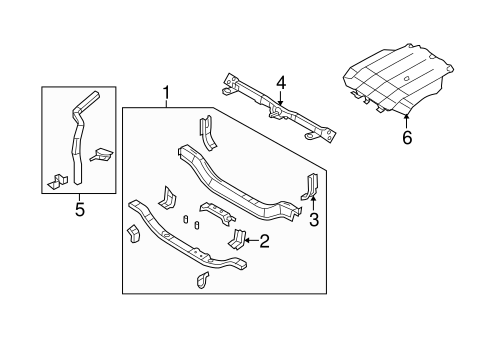 Caliber RADIATOR SUPPORT