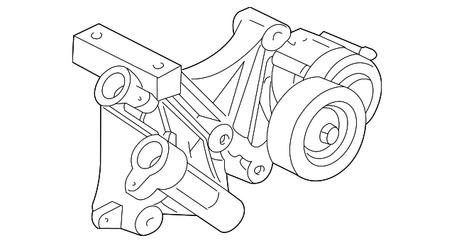 12508595 Деталь MOUNT BRACKET