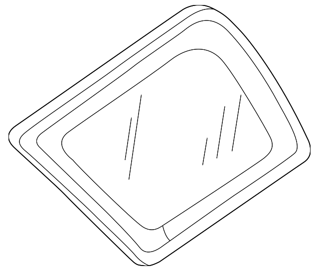 EC0350G20C Деталь QTR GLASS, LEFT