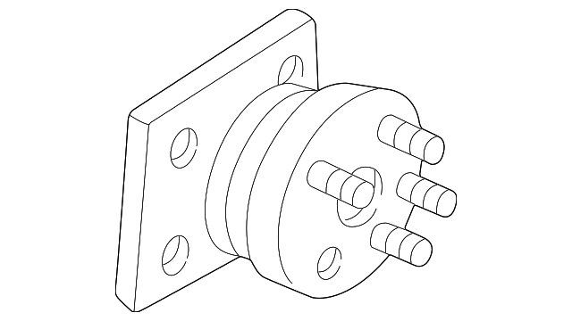 7470587 Деталь HUB & BEARING, LEFT
