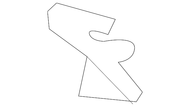 15607103 WATER DEFLECTOR RETAINER
