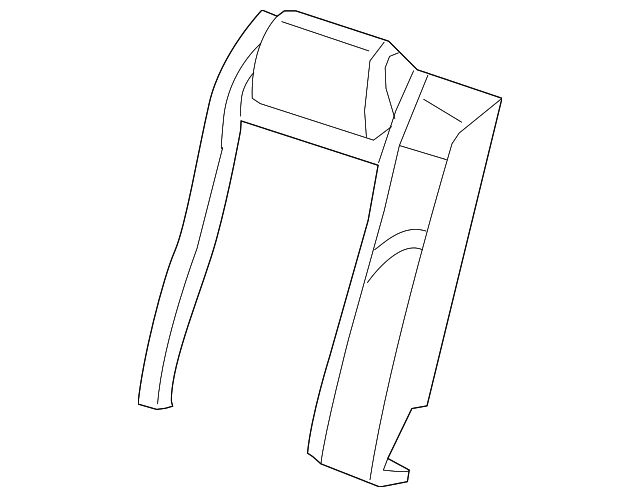 1YC10DX9AA Деталь SEAT BACK COVER, RIGHT