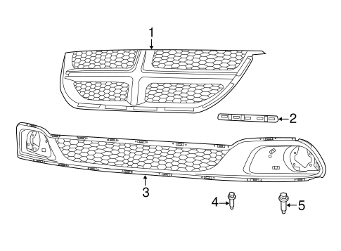 Grand Caravan GRILLE & COMPONENTS