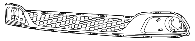 68100690AA Деталь LOWER GRILLE