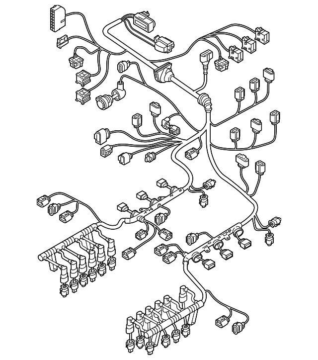 8K1-971-072-TB Деталь ENGINE HARNESS