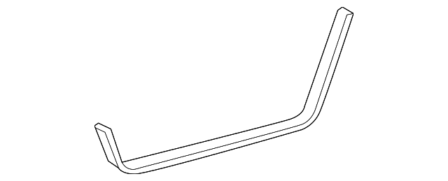 77682-75010 TANK STRAP INSULATOR, LEFT