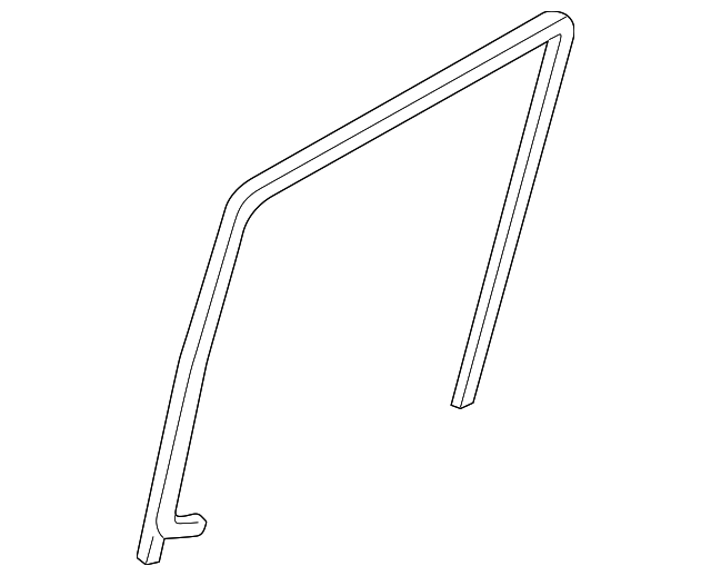 82330-3W410 RUN CHANNEL, RIGHT