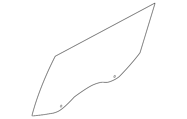 83421-2K020 Деталь DOOR GLASS, RIGHT