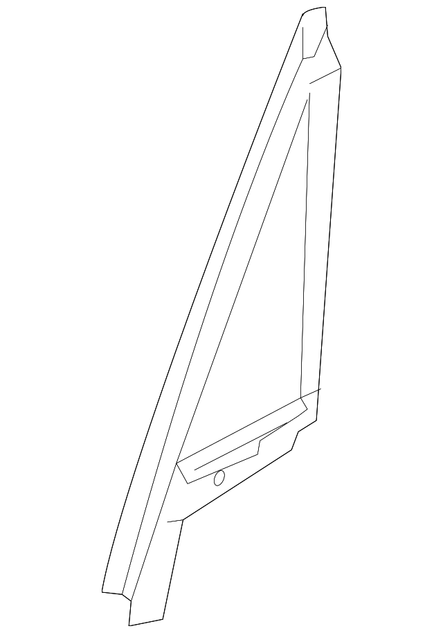 83830-2K000WK Деталь CORNER MOLDING, LEFT