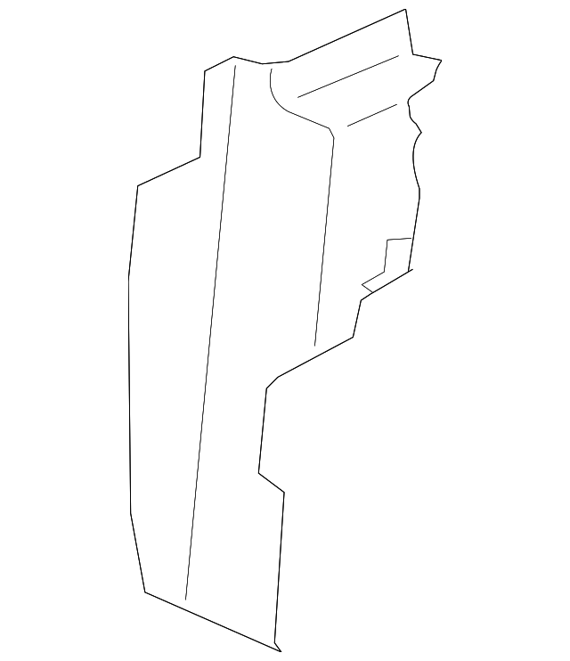 55037710AA Деталь SIDE SEAL, RIGHT