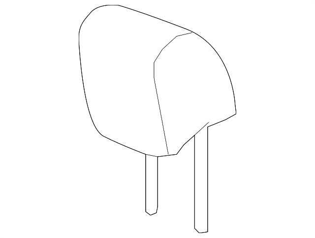 25845197 Деталь HEADREST, LEFT