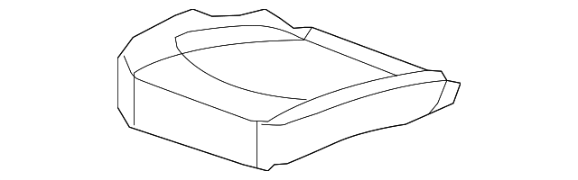 22880541 Деталь SEAT CUSHION PAD, LEFT