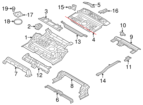 QX80 REAR FLOOR & RAILS