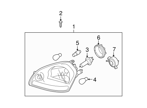 Sportage HEADLAMP COMPONENTS