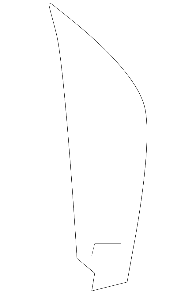 10421098 Деталь APPLIQUE, RIGHT
