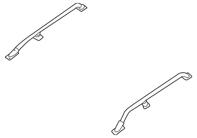 73154-1Z700 Деталь OUTER RAIL, RIGHT