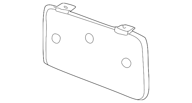 1L3Z-17A385-AAA Деталь LICENSE BRACKET