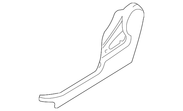 8572186Z10 Деталь OUTER COVER, LEFT