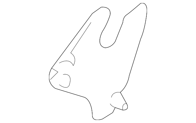 8572386Z10 Деталь RECLINE COVER, LEFT