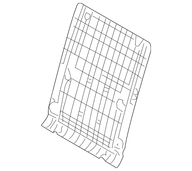 8536586Z10 Деталь BACK PANEL, LEFT